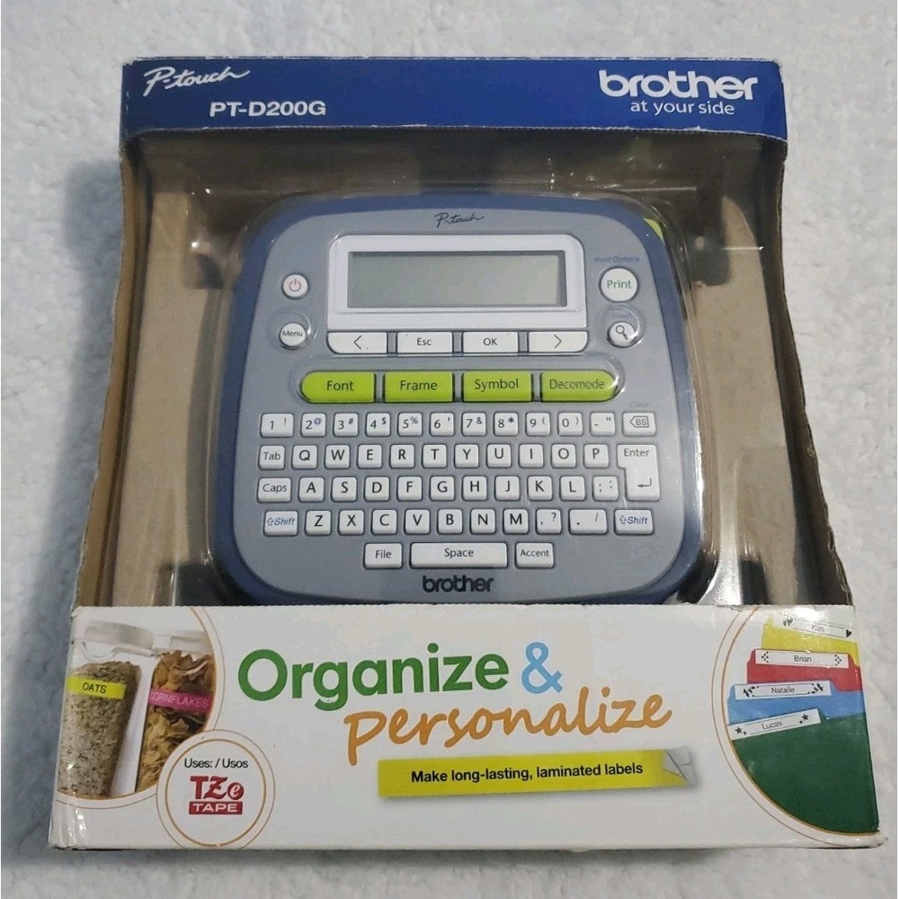 Brother P-Touch PT-D200G Home & Office Label Maker with Easy-to-use Display